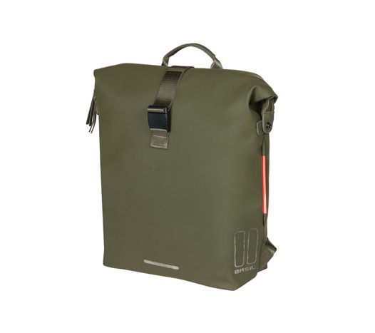Basil Soho Backpack Nordlicht 17L - moss green