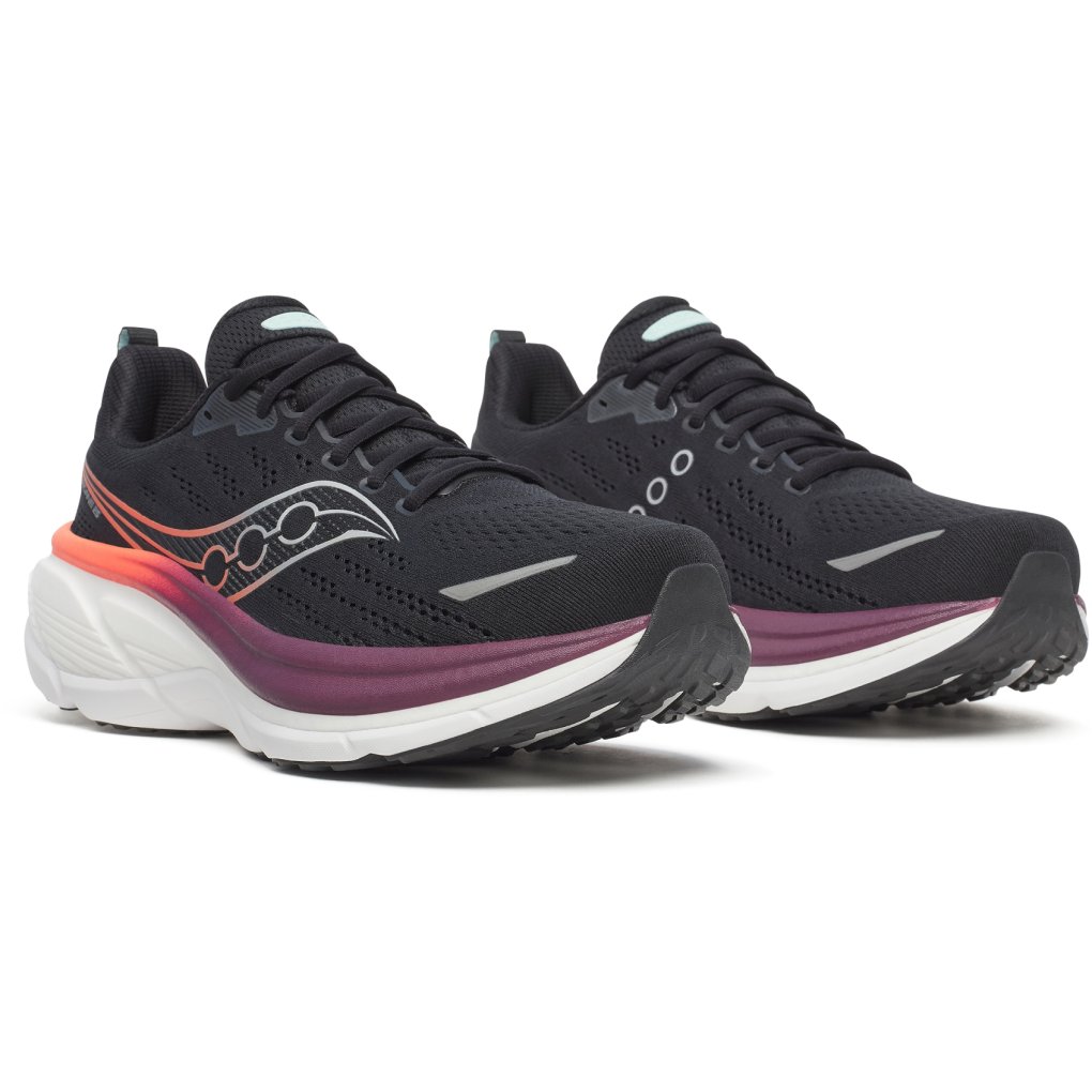 Saucony Hurricane 25 Running Shoes Men - black/crimson