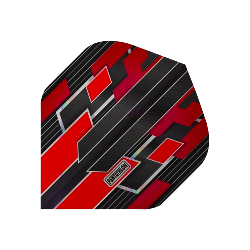 Pentathlon Flights Gilded Red