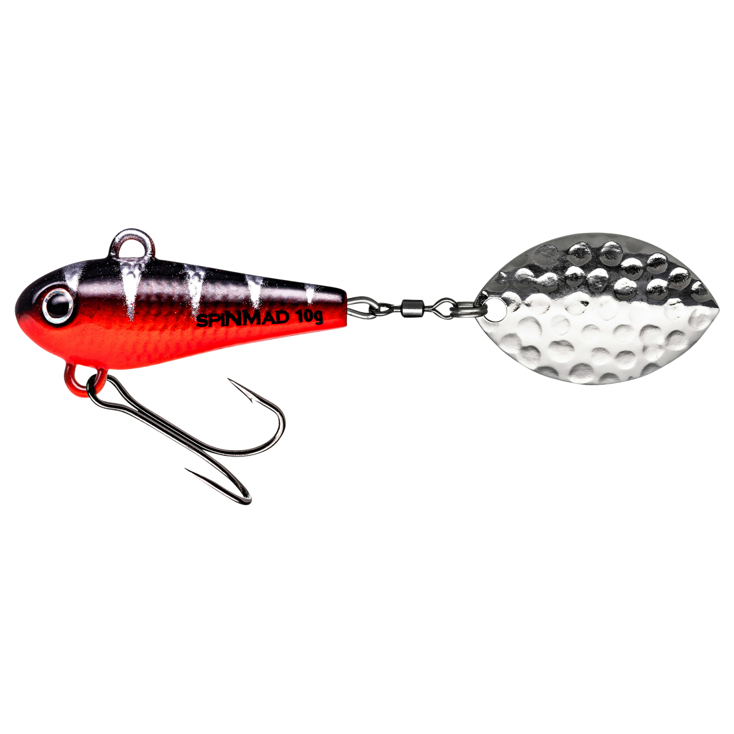 SpinMad Lead Head Spinners Originals (Black Perch, 10 g)