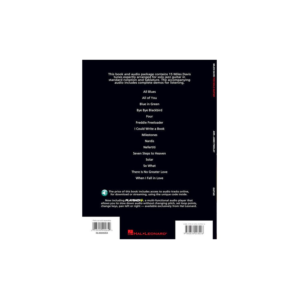 Hal Leonard Miles Davis for Solo Guitar – Thomann Ireland