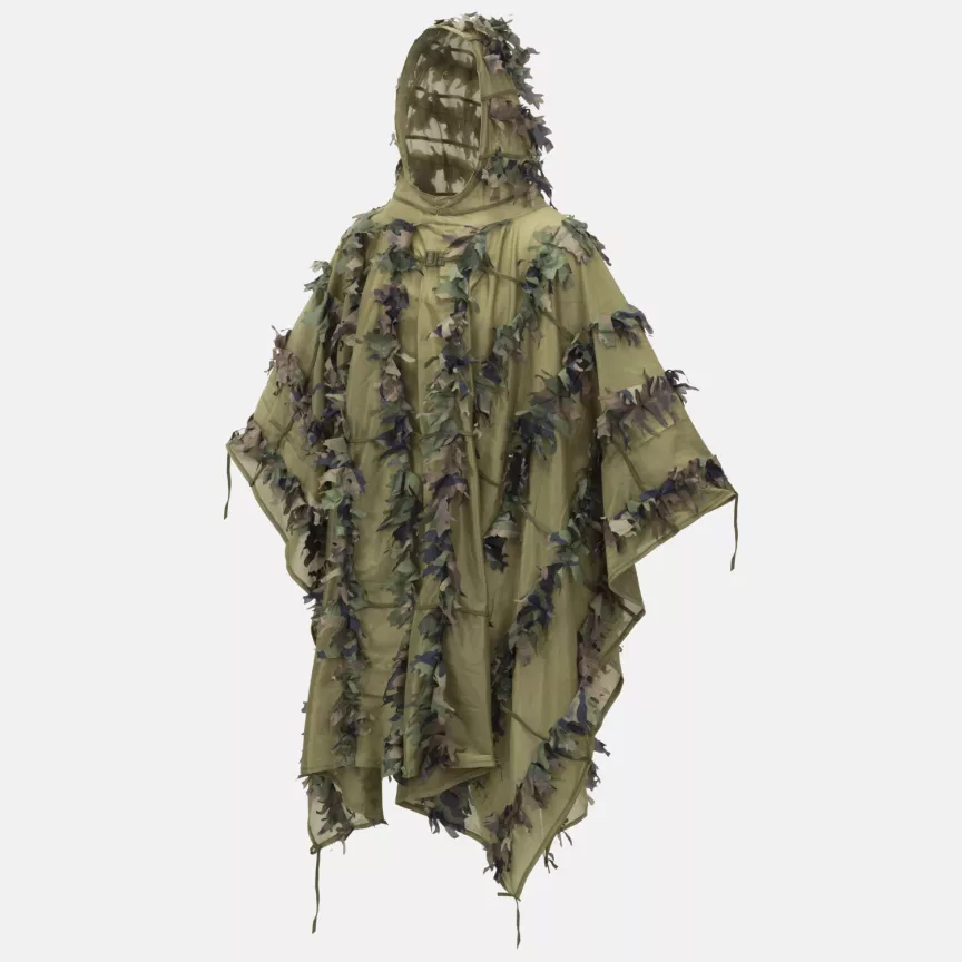 Leaf Ghillie Poncho