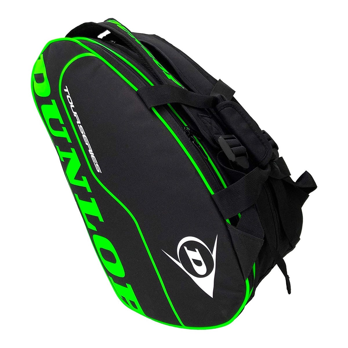 DUNLOP TOUR INTRO BLACK AND GREEN PADEL BAG