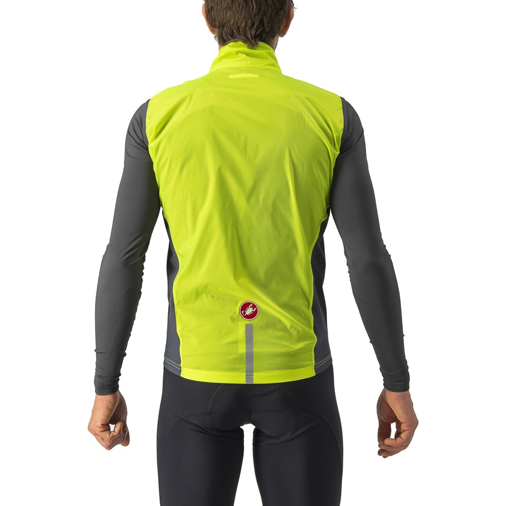 Castelli Squadra Stretch Vest Men - electric lime/dark grey 383