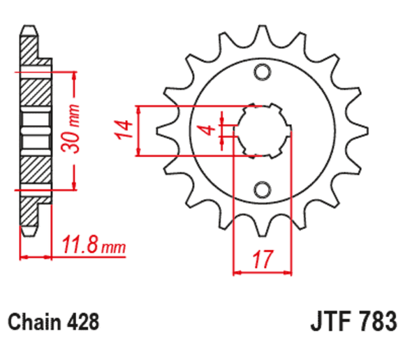 JT. standard steel 783 - 428Ref: Jtc00611A / 1128063001
