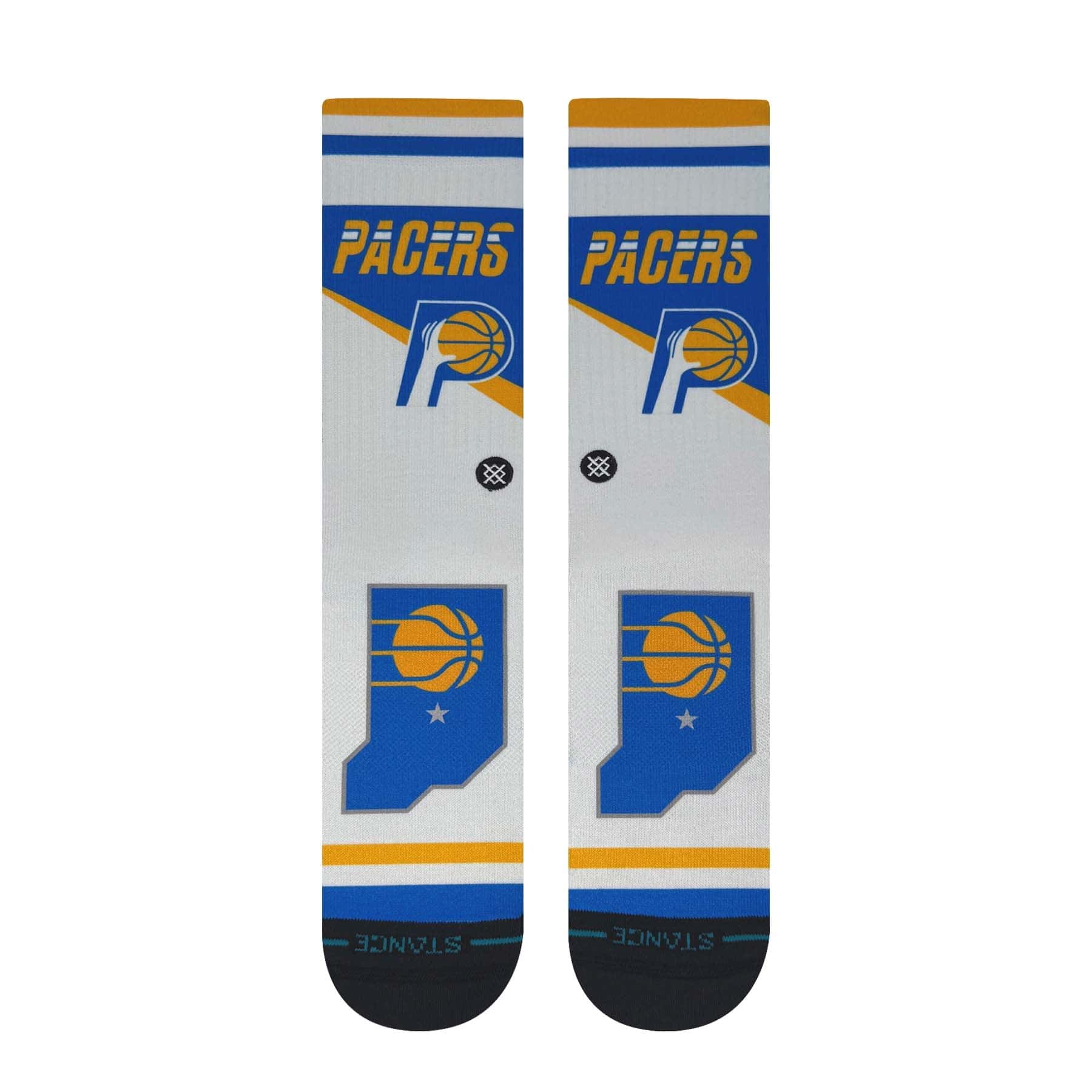 Indiana Pacers 2025-26 NBA City Edition Crew Socks