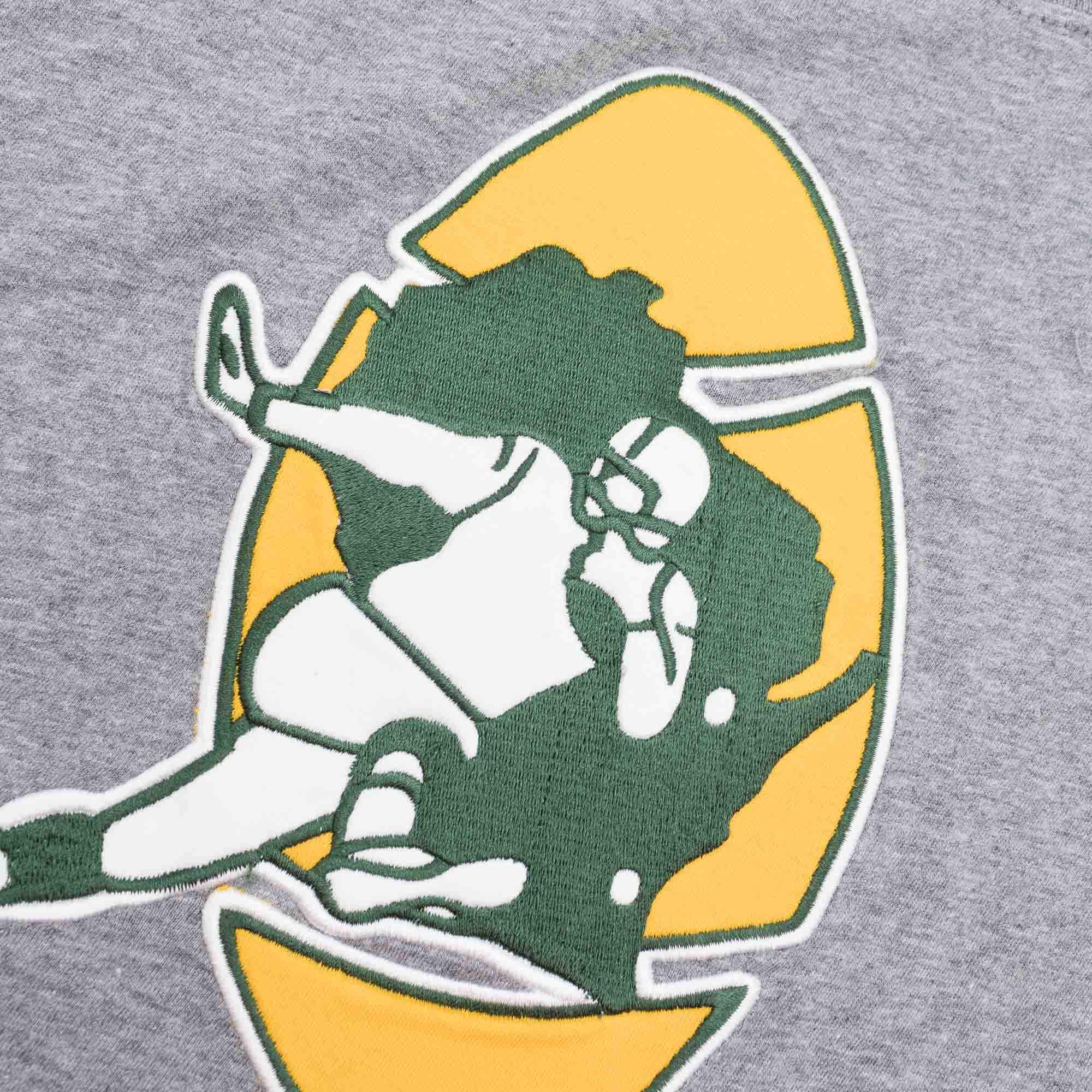 Green Bay Packers Mitchell & Ness Color Blocked NFL Throwback T-Shirt