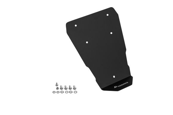 Anodized Touratech Bavette license plate holder - BlackRef: Trt01659A / 01-373-5000-0