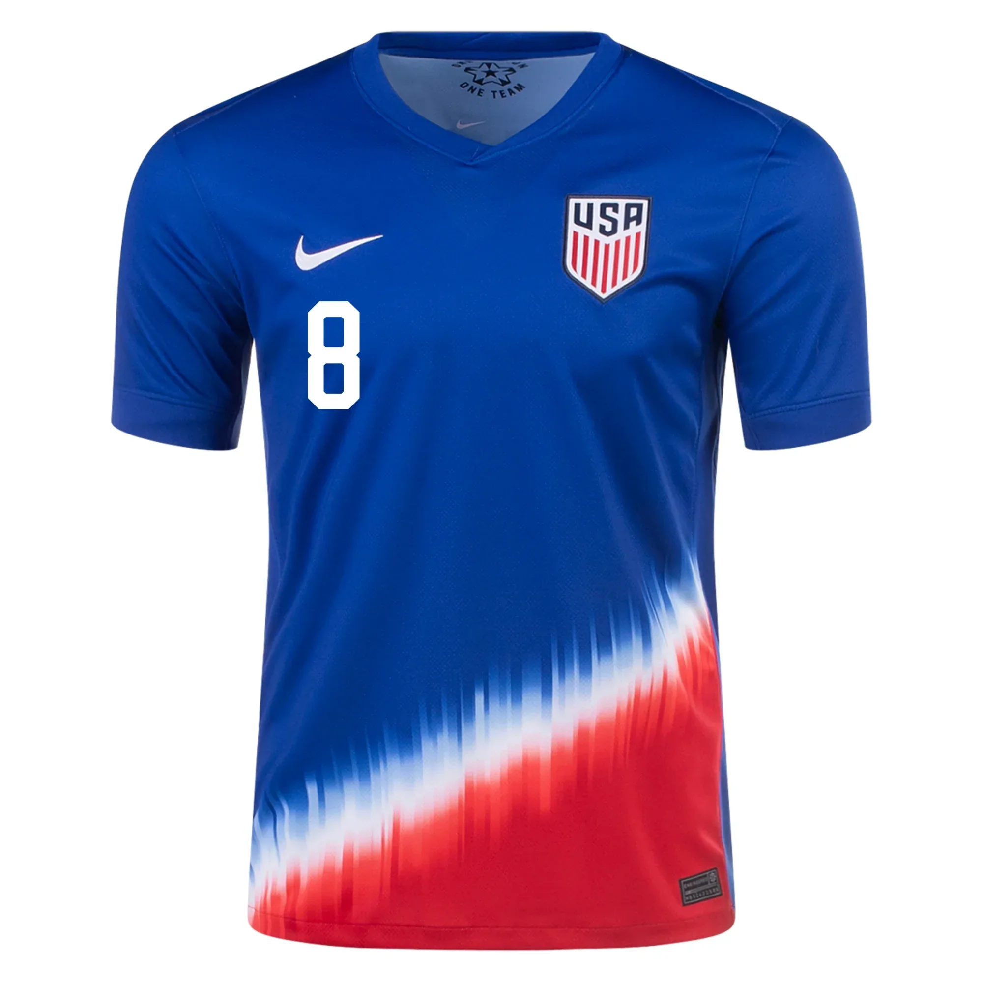 Mens United States Weston McKennie Away Jersey 24/25 (Old Royal/Sport Red)