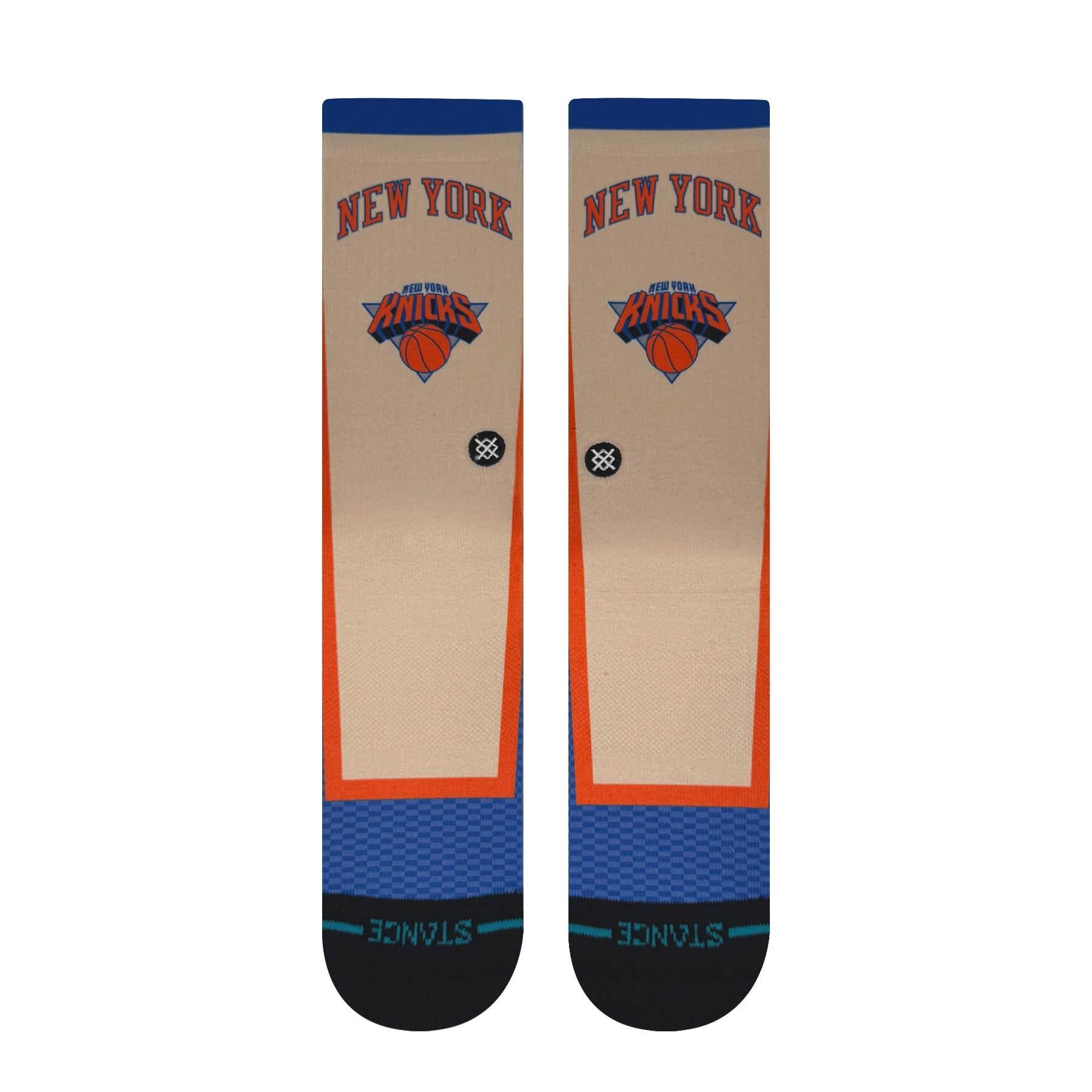 New York Knicks 2025-26 NBA City Edition Crew Socks