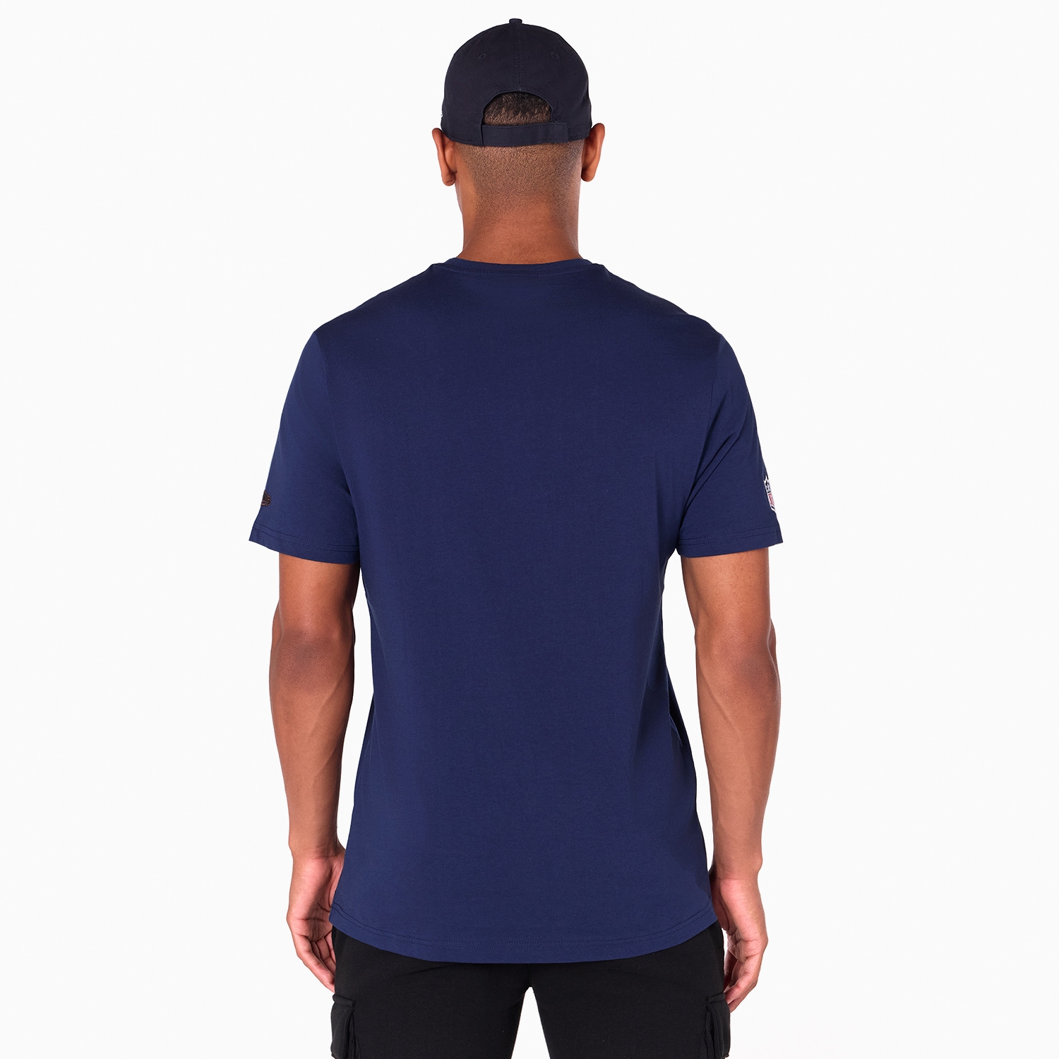 Denver Broncos Team Logo New Era NFL T-Shirt Navy