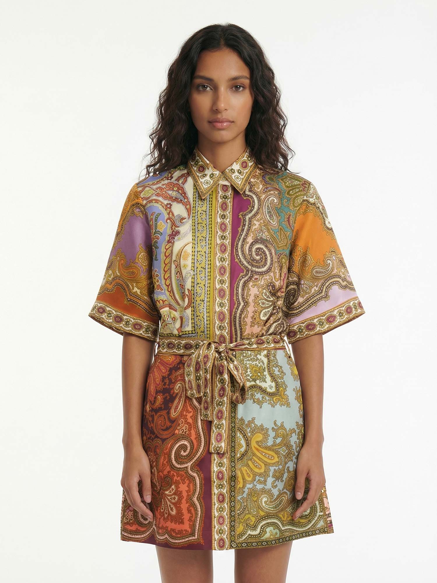 Paisley Reverie Mini Dress