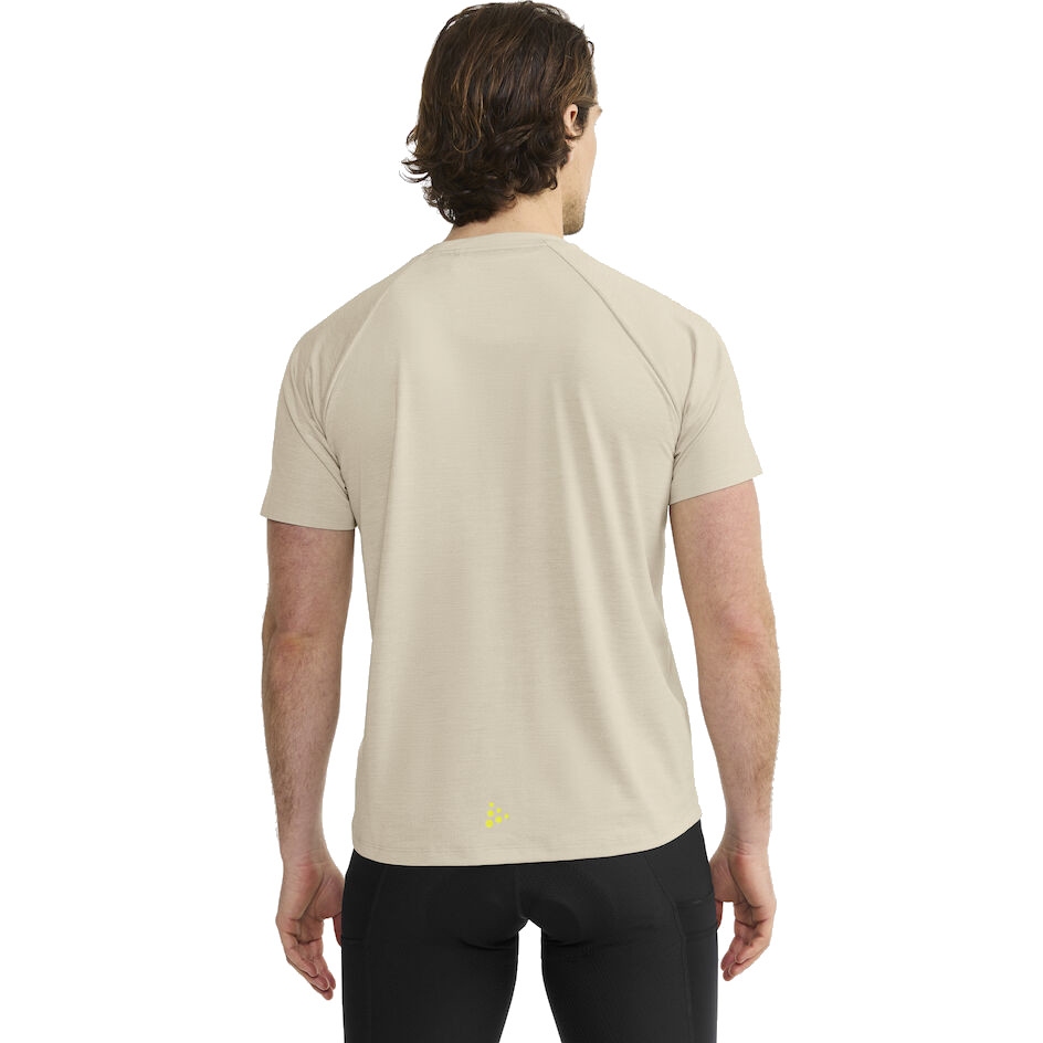 CRAFT ADV Gravel Shortsleeve Tee Men - Plaster Melange