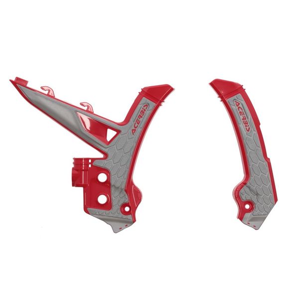 Acerbis X-GRIP Frame Protector - Red/GrayRef: AE6211