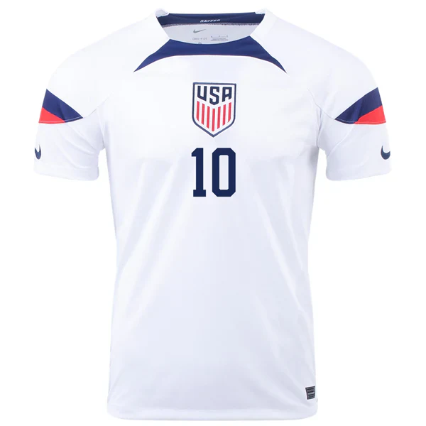 United States Christian Pulisic Home Jersey 22/23 (White/Loyal Blue)