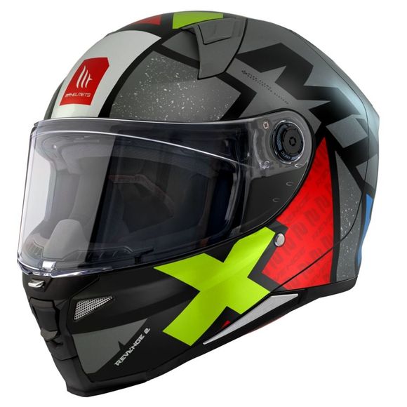 Full helmet MT HELMETS Revenge 2 S - Light - Gray / YellowRef: MTH0053