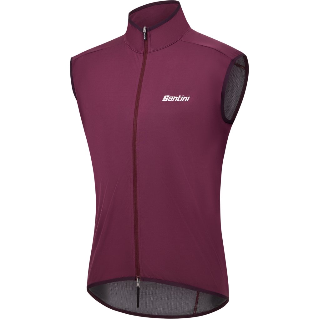 Santini Guard Nimbus Rainproof Vest Unisex AS55575BGUARDNIMB - burgundy BU