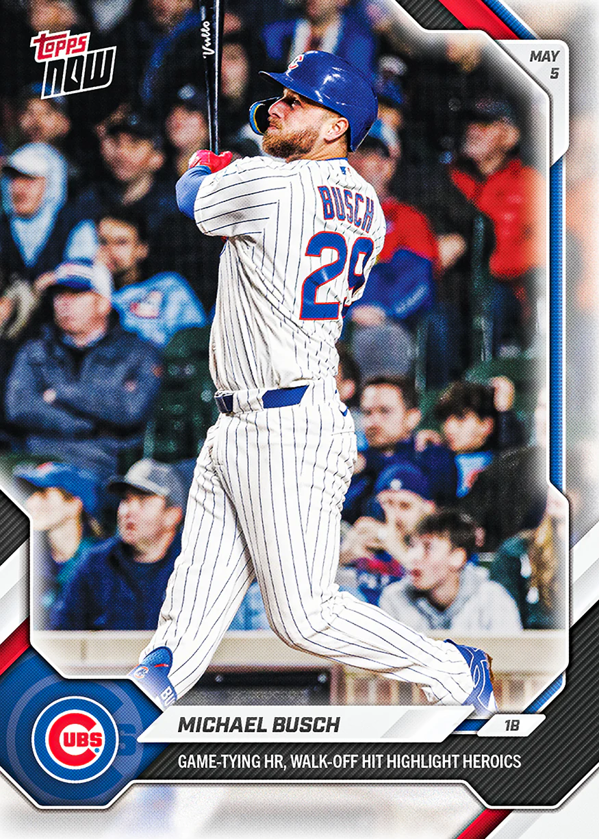 Michael Busch - 2026 MLB Topps NOW® - Card 164 - PR: 531