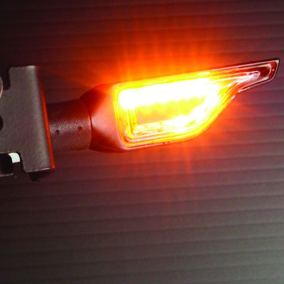 Chaft ADDICT LED Turn Signal (Pair) Universal - Black / OrangeRef: CH0546
