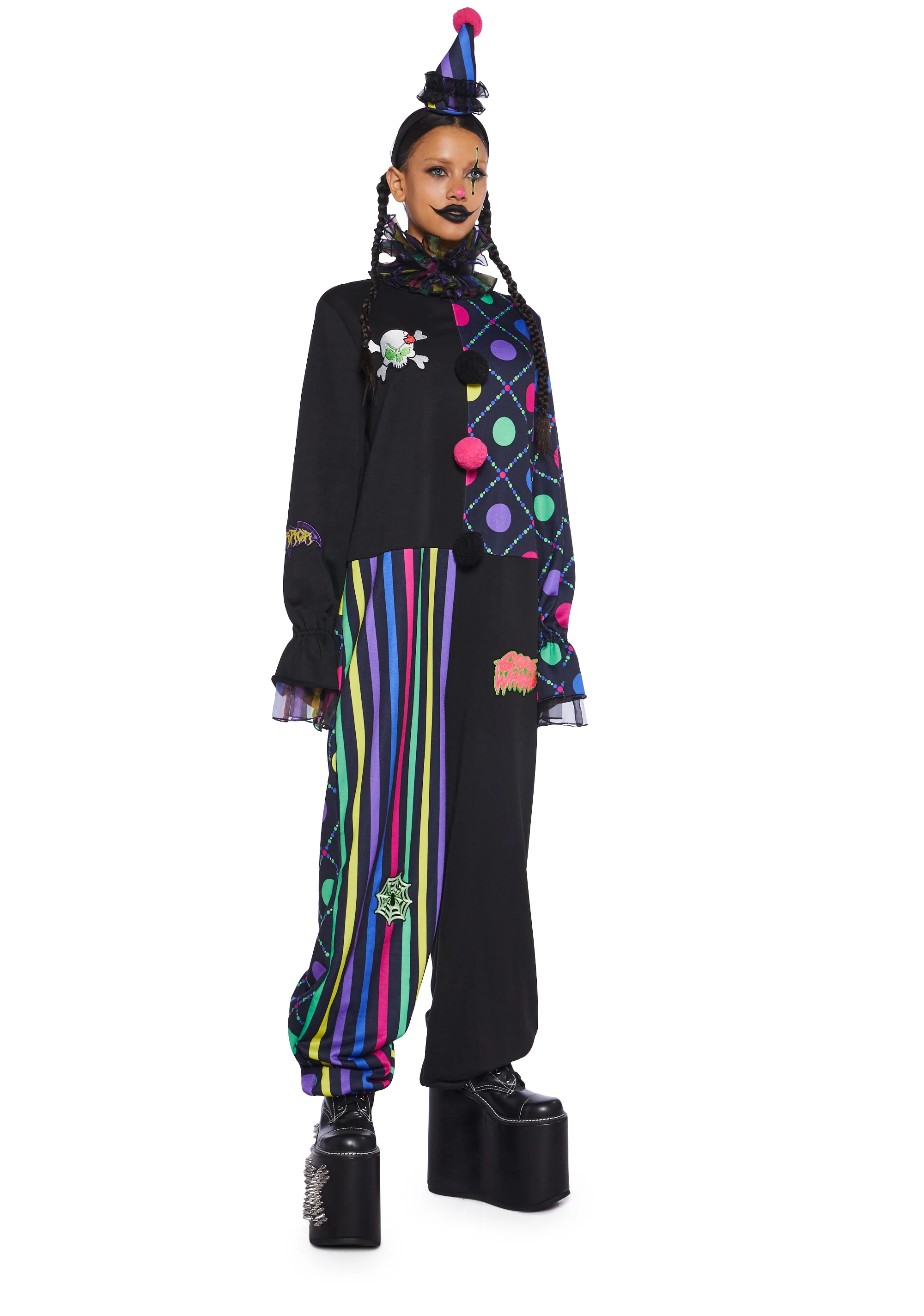 Graffiti Giggles Clown Costume