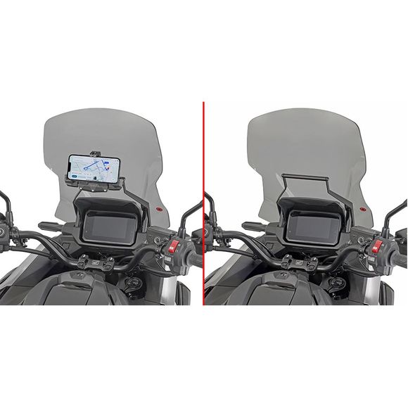 Barre de fixation guidon Givi Chassis pour support GPSHONDA 750 NC 750 X DCT ABS (RC90) - 2025Ref : GI2571 / FB1217