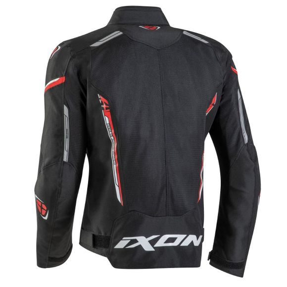 Ixon Striker Airproof - Black / Red Motorcycle JacketRef: Ix1573-C199