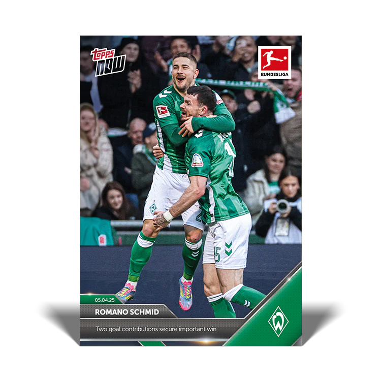 Romano Schmid - 2024-25 Bundesliga Topps NOW® Card 159