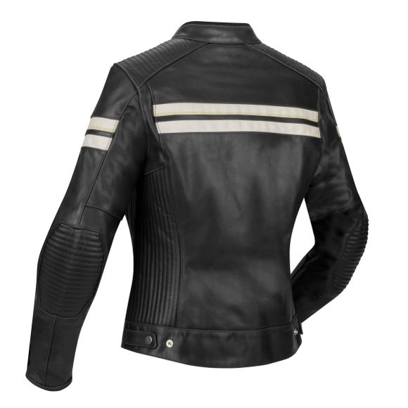 Blouson Moto Segura LADY ROMEO - Noir / BlancRef : SG1501