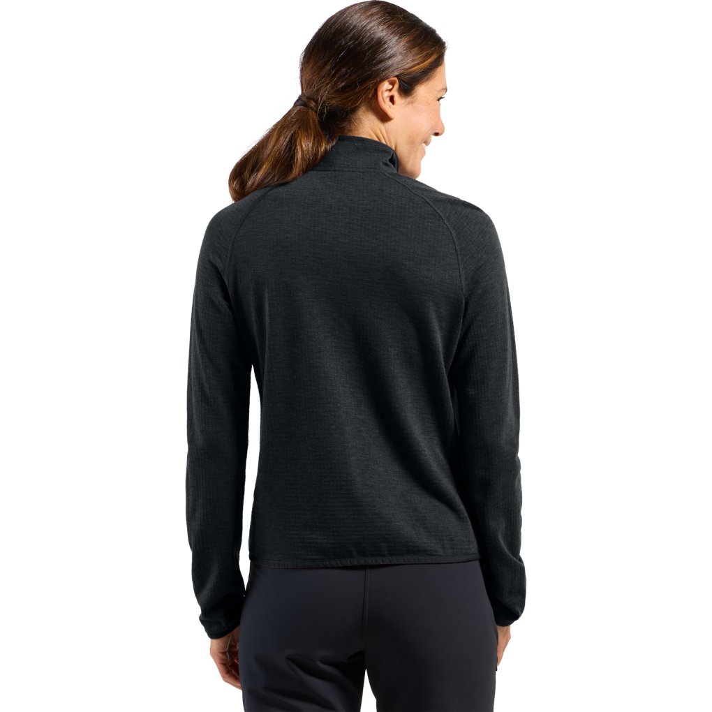 Odlo Ascent Half-Zip Mid Layer Women - black