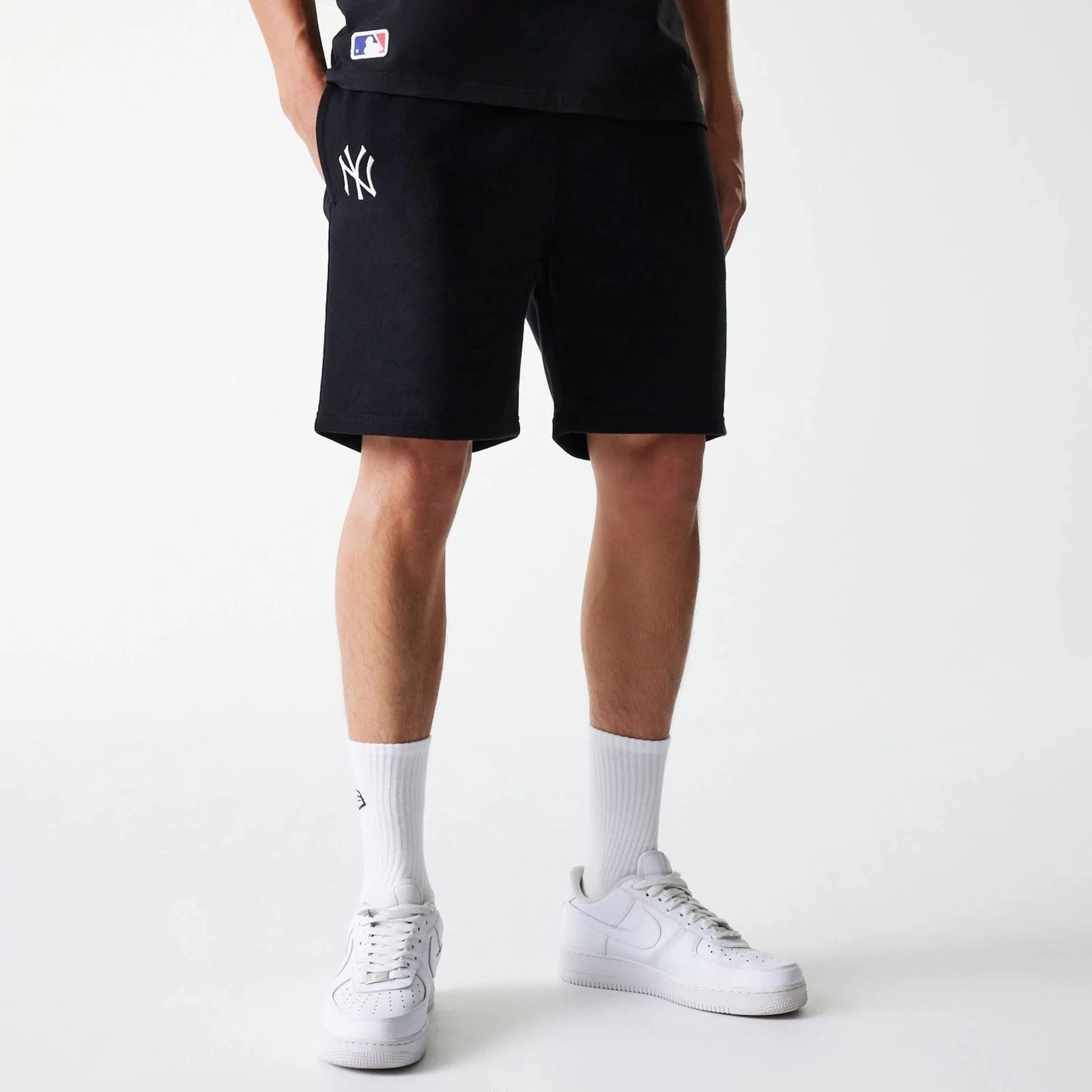 New York Yankees MLB Sweat Shorts Black