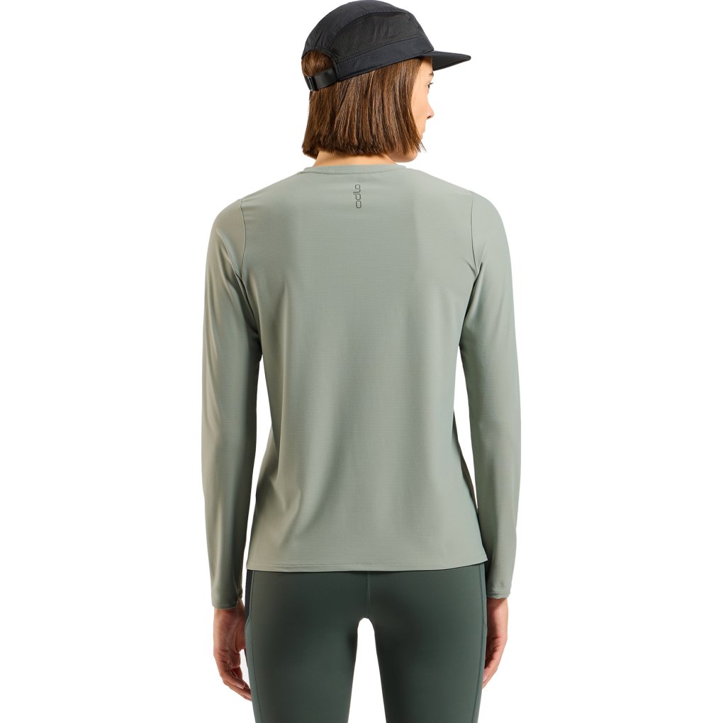 Odlo Zeroweight Chill-Tec Long-Sleeve Running T-Shirt 2.0 Women - shadow