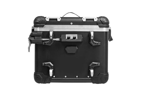 Touratech suitcase Complete kit ZEGA Evo 38/45 - Gray support included - Black anodizedRef: Trt00978A / 01-082-6837-0