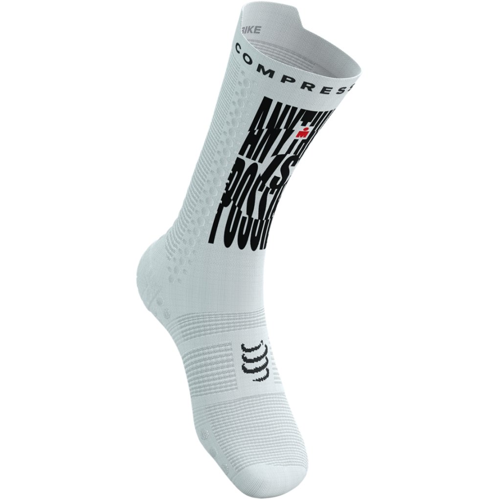 Compressport Pro Racing Compression Socks v4.0 Bike - Ironman 2025 - white - L2