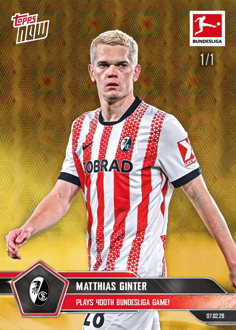 Matthias Ginter - 2025-26 Bundesliga Topps NOW® - Card 118