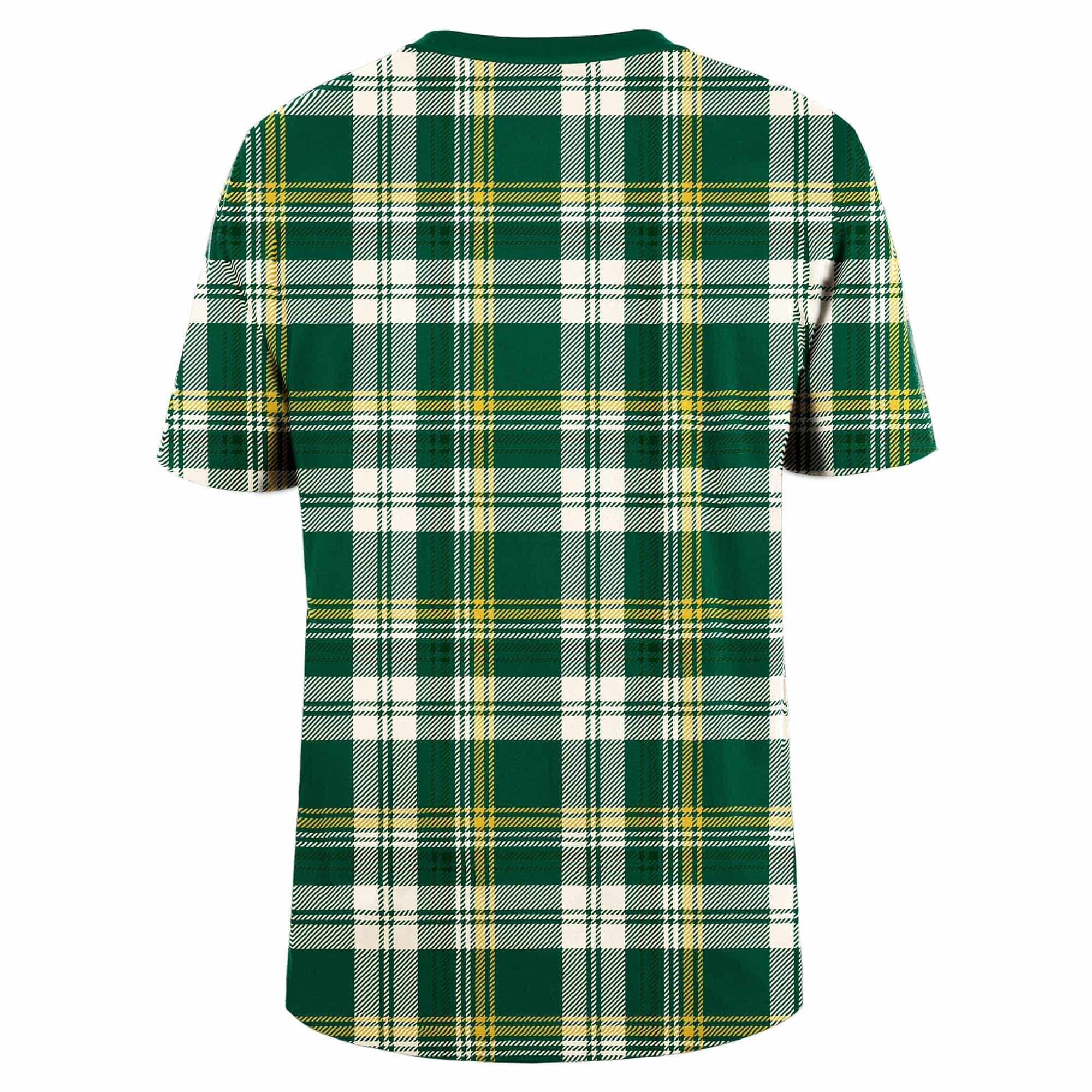 Green Bay Packers Plaid 2024 New Era 3rd Down NFL T-Shirt Green