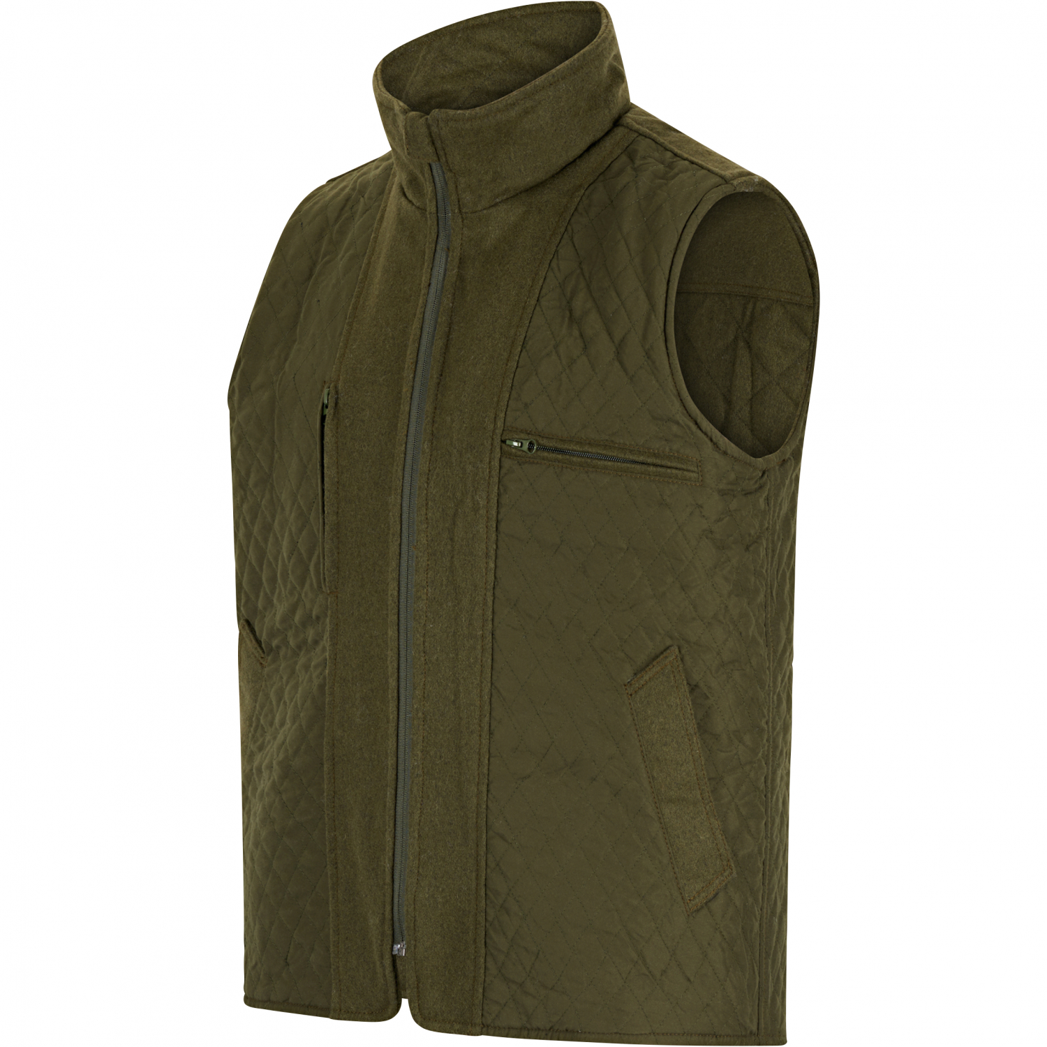 il Lago Prestige Loden Waistcoat Waidmanns Men (Olive)