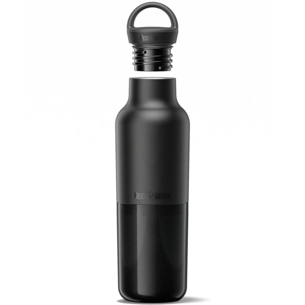 Klean Kanteen RISE Classic VI Insulated Bottle 592ml with Arch Loop Cap - black