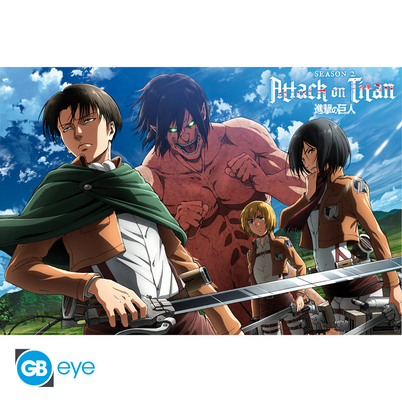 ATTACK ON TITAN Ready to fight! Poster (91.5x61)