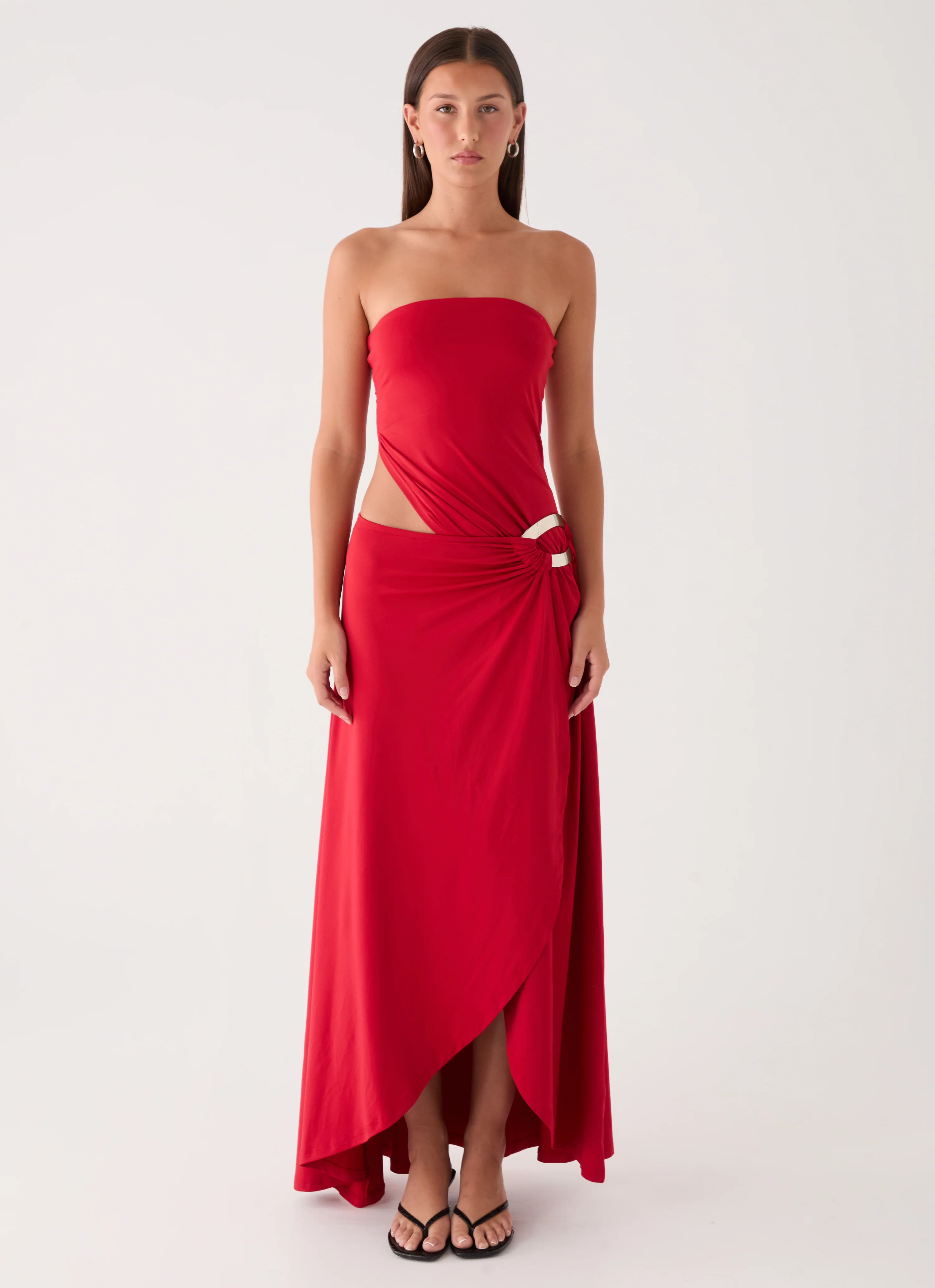 Tarna Maxi Dress - Cherry