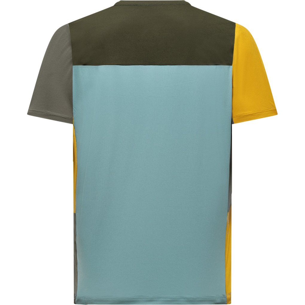 Salewa Puez Sporty Dry T-Shirt Men - dark olive/multi 5281