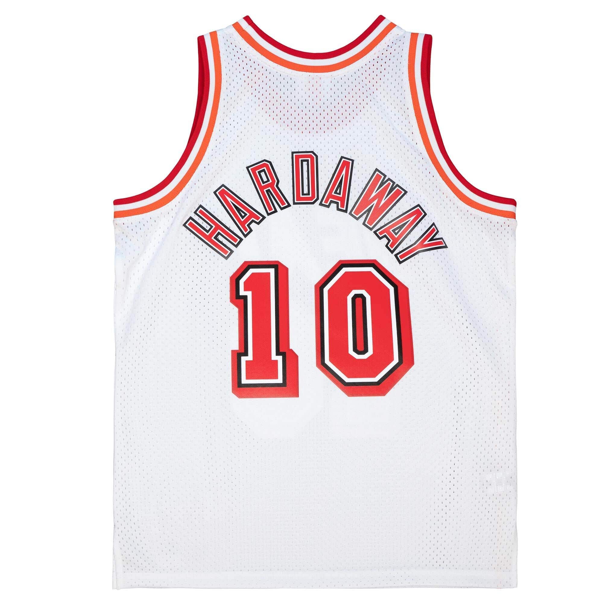 Tim Hardaway #10 Miami Heat 1996-97 Mitchell & Ness Swingman NBA Jersey White
