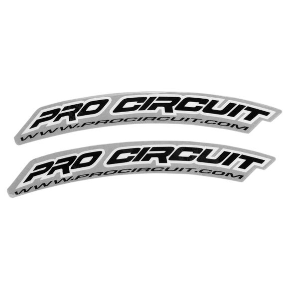 Pro Circuit Universal Stickers - BlackRef: Pc0108 / Pcdc0005
