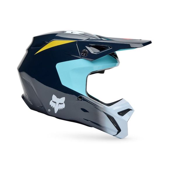 Casque cross Fox V1 - ELEVATED - ENFANT - BleuRef : FX5697