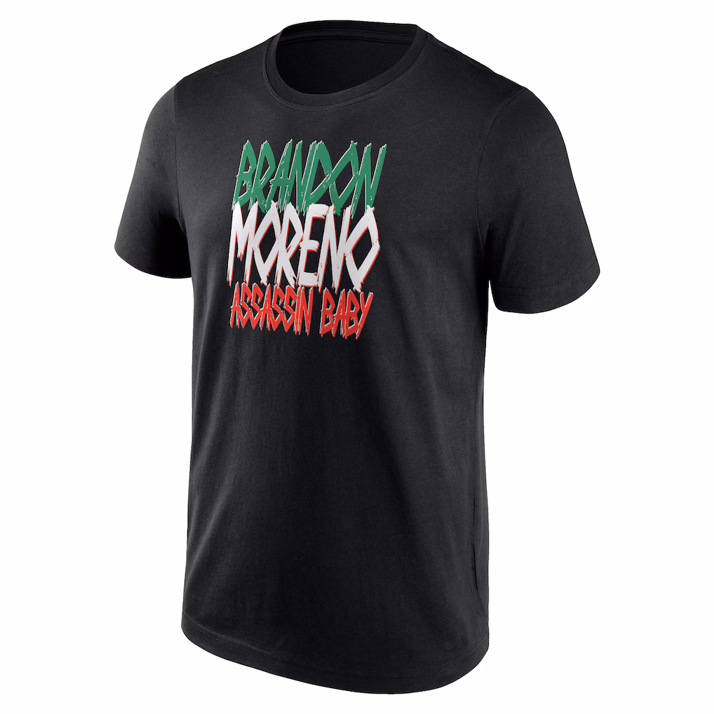UFC Brandon Moreno Hard Brush T-Shirt - Black - Mens