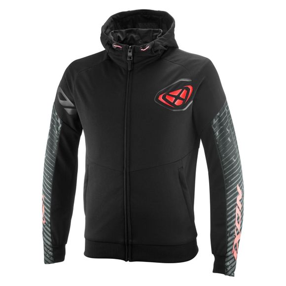 Ixon TOUCHDOWN AIR motorcycle sweatshirt - Black / RedRef: IX1975