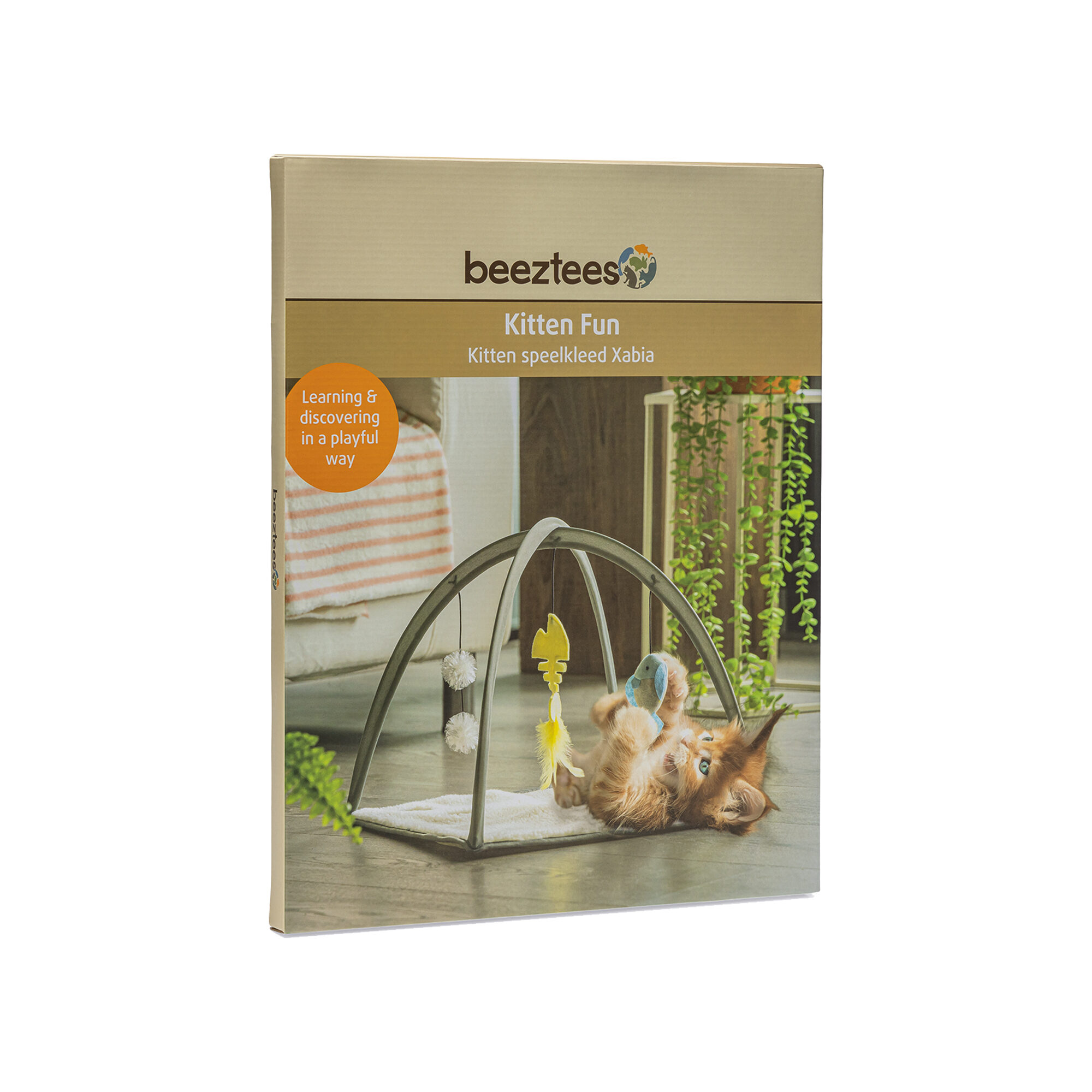 Beeztees Kitten Play Rug Xabia - Grey - 40 x 40 x 33 cm