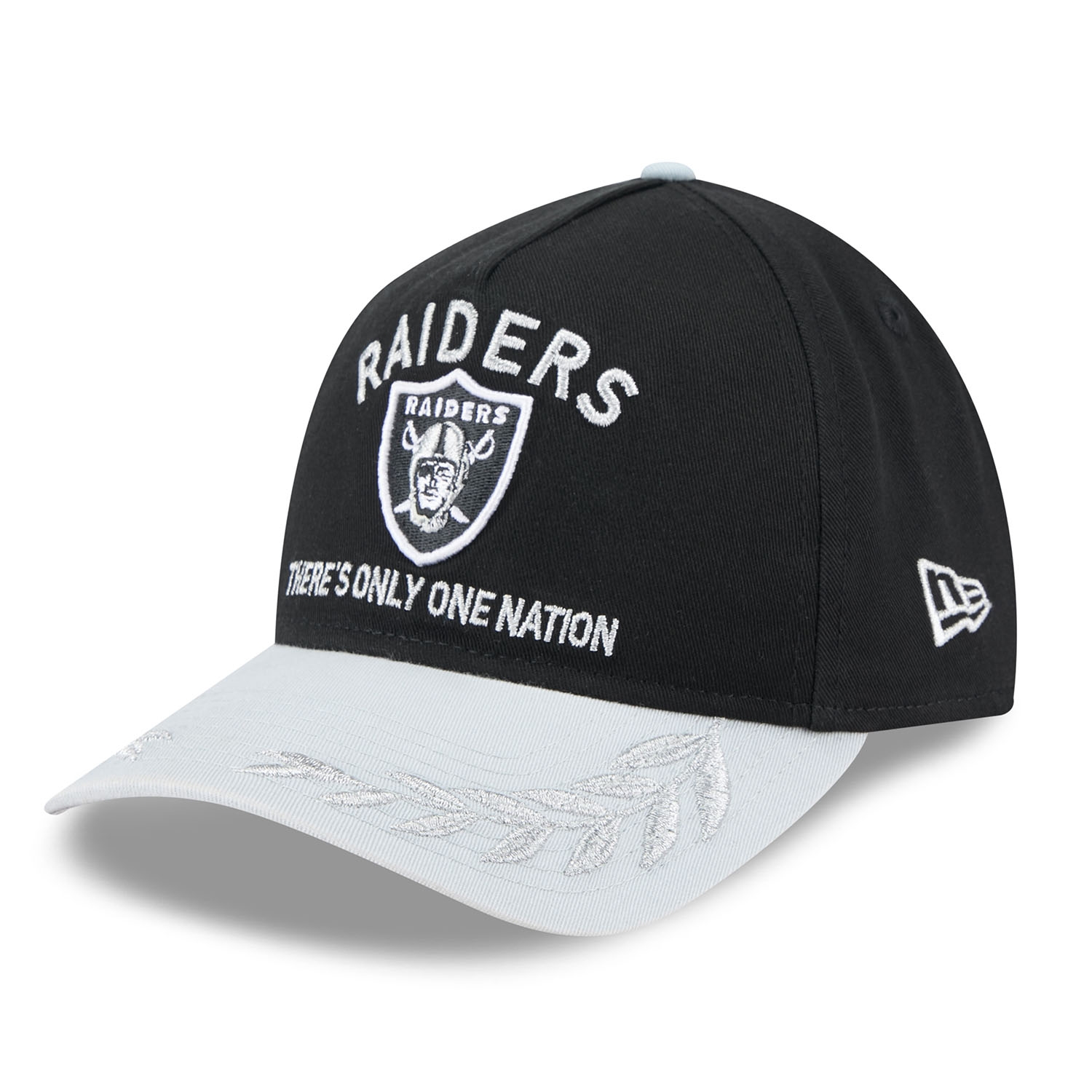 Las Vegas Raiders 2025 NFL Draft 9TWENTY A-Frame Adjustable Cap Black