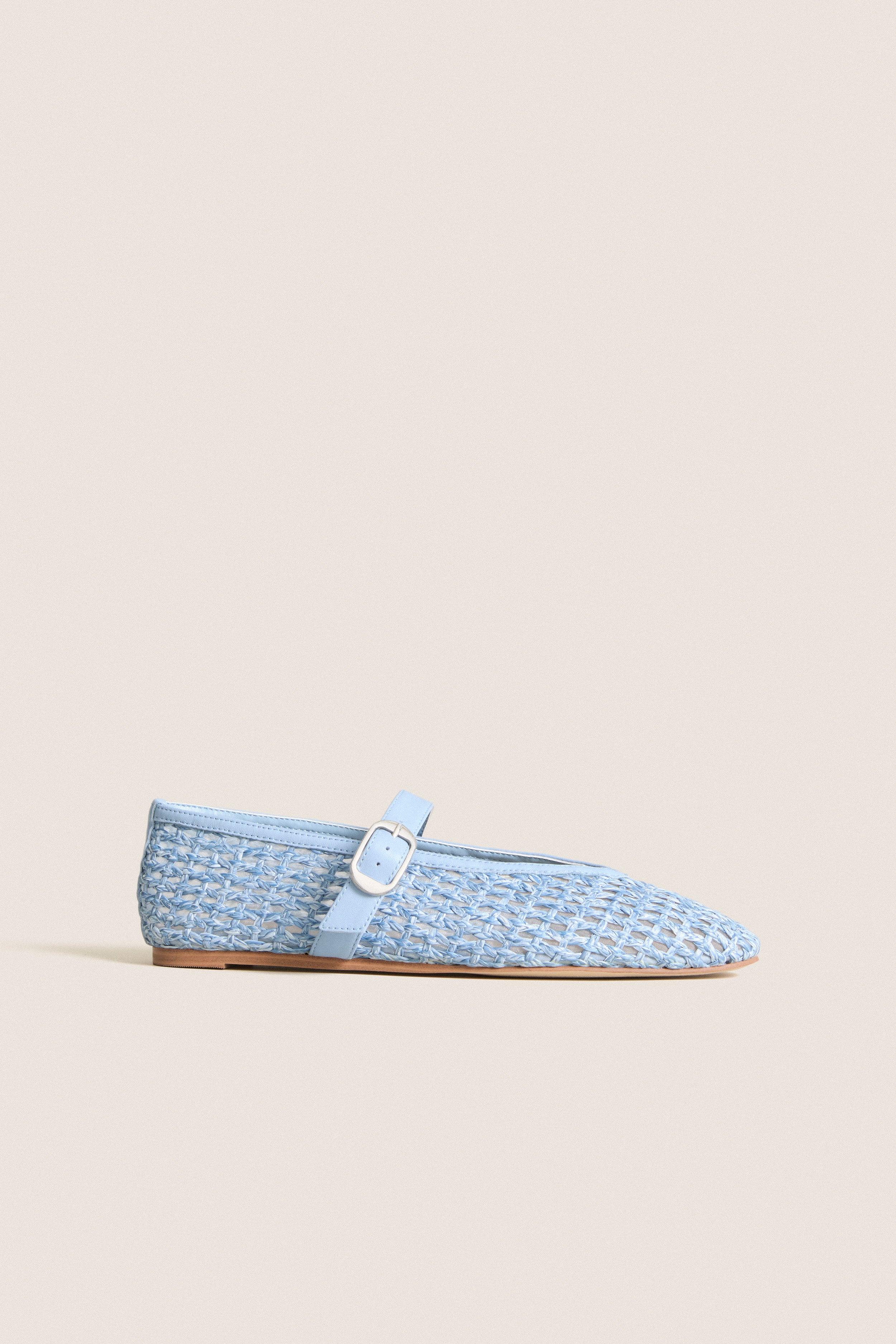 Light Blue Godea Flats