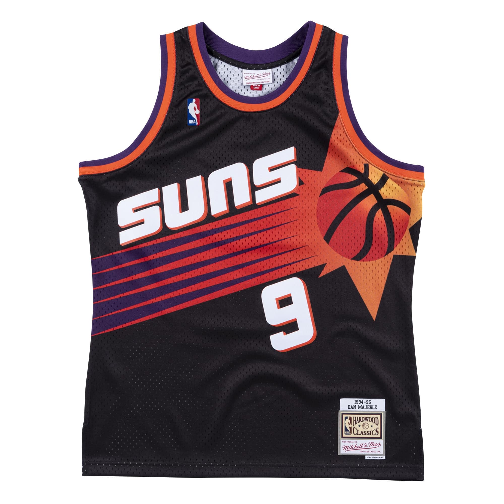 Dan Majerle #9 Phoenix Suns 1994-95 Mitchell & Ness Swingman NBA Jersey Black