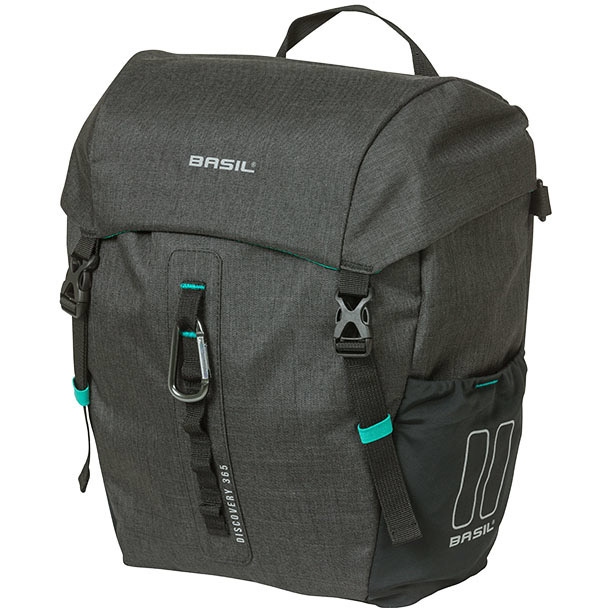 Basil Discovery 365D Side Bag 9L - black melee